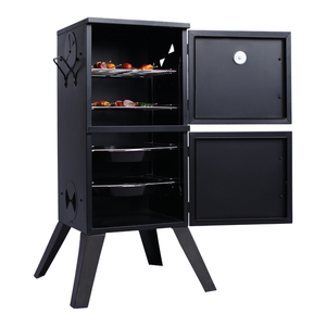 Barbecue multifonctionnel au charbon de bois <span class=keywords><strong>Beefmaster</strong></span> en acier inoxydable pour terrasse et fêtes en plein air - Product Image 1
