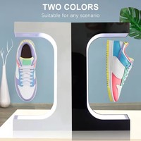Magnetischer Rotations-Schuhständer, Schwebender LED-Schuhständer für Sneaker, Heimdekoration und Schuhpräsentation