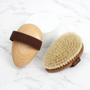 Spazzola Esfoliante Naturale in Legno e Sisal per <span class=keywords><strong>Cellulite</strong></span>, Spazzola a Secco per il Corpo - Product Image 2