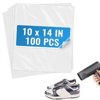 Sac en film rétractable en PVC pour emballage, film transparent thermoscellable pour bougies, projets faits maison, cadeaux de Noël et d'Halloween