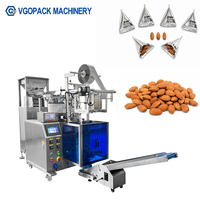 Machine d'emballage automatique à vibration unique pour sachets triangulaires de noix, amandes, cacahuètes et snacks