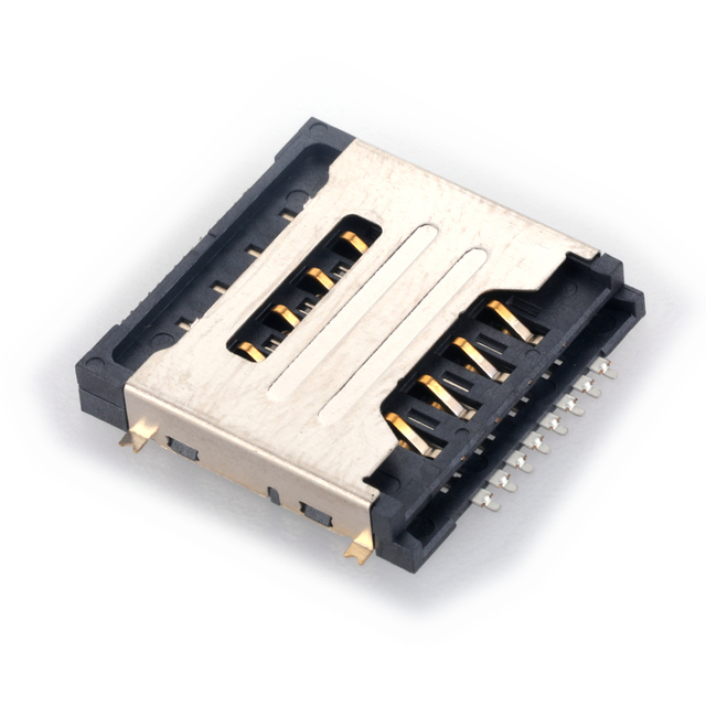 MUP-C746-1 Dual SIM Card Connector SMT Type SIM socket for card reader