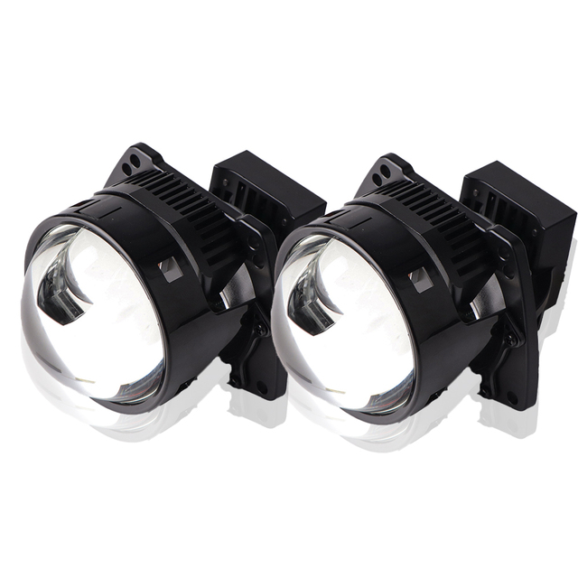 Auto Led Lights Car Accessories Bi Led Projector Lens 3.0 Inch Laser Lens 12V Bi Led Projector Headlights