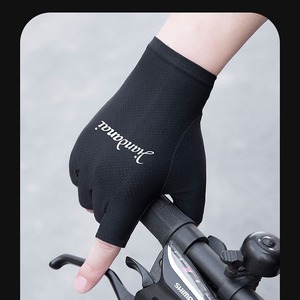 Guantes de Medio Dedo Janamai Xllm de Poliéster Unisex para Ciclismo, Montañismo, Deportes al Aire Libre, Resistentes al Desgaste y Antideslizantes - Product Image 4