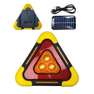 Ngoài trời đa chức năng LED tam giác Đèn công cụ khẩn cấp cho xe an toàn đường sự cố giao thông bãi đậu xe nhấp nháy dấu hiệu cảnh báo - Product Image 2