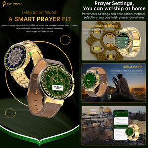 Montre intelligente électronique Mecca Dahira islamique Alfajr, <span class=keywords><strong>boussole</strong></span> musulmane, montre Qibla, chercheur <span class=keywords><strong>de</strong></span> direction <span class=keywords><strong>de</strong></span> <span class=keywords><strong>la</strong></span> Qibla, montre intelligente Qibla - Product Image 2