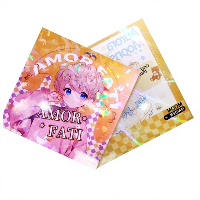 Chenmo Seven-Color Ultra-Clear Square Card Custom Postcard Print Your Own Image Featuring Celebrity Photos 2D Anime Merchandise