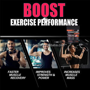 กัมมี่อาหารเสริมสำหรับกีฬาชนิดฮาลาล5000มก. กัมมี่ครีเอตินไฮเดรตสำหรับวีแกน - Product Image 3