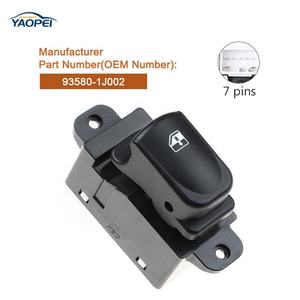 Elevador de botón de interruptor de ventana eléctrica de coche 93580-1J002 93570-1J500 para <span class=keywords><strong>Hyundai</strong></span> i20 i800 2008-2014 - Product Image 2