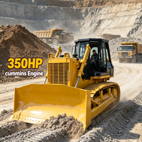 Bulldozer hydraulique sur chenilles, moteur 350 CV, forte puissance de terrassement, engin de construction chinois à prix abordable à vendre
