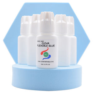 Colle pour extensions de cils transparente et flexible de 10 ml, prix de gros très populaire, marque privée coréenne, ISO9001 - Product Image 1