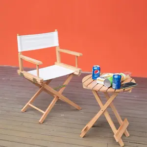 كرسي مخرجين فنانين خشب مكياج مكتب قابل للطي وخفيف الوزن احترافي - Product Image 4