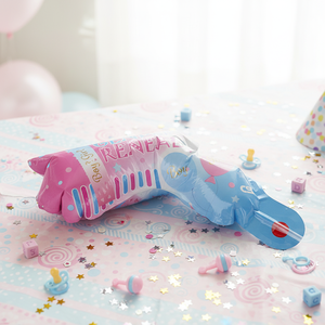 Pistolet à confettis portatif à soufflerie manuelle |   <span class=keywords><strong>Jouet</strong></span> en papier gonflable moderne |   Modèle Cs8856 Accessoires d'ambiance |   Fournitures de fête <span class=keywords><strong>pour</strong></span> boutiques - Product Image 1