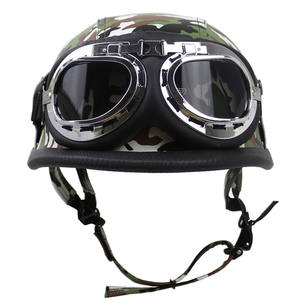 Casco de Motocicleta Certificado por el DOT, con Revestimiento de Cuero, Nuevo, Material ABS, Cascos de Moto, Casco para Moto - Product Image 4