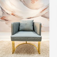 Chaise de bureau, fauteuil club, chaise d'appoint en cuir, coussin moelleux, convient pour salon, chambre, salle d'attente, salle de lecture