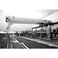 Grue semi-portique électrique à double poutre de 10 tonnes personnalisable pour usage en entrepôt