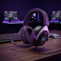 Casques de jeu filaires supra-auriculaires avec éclairage RGB, connecteurs 3,5 mm + USB, son surround, contrôle du volume, pour joueurs professionnels d'e-sport