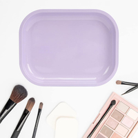 Plateau roulant personnalisé 18x14cm, plateau en tôle en gros, plateau de service en métal de haute qualité pour accessoires de fumeur