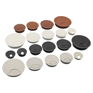 Circular <b>Plastic</b> Cable Box Desktop Home Desk Organizer with Cable Hole Versatile for <b>Kitchen</b> Bathroom Outdoor Hotel Bedroom Use - Product Image 5