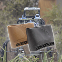 Coussin de recul en métal de sécurité de chasse coussin antidérapant pour Kit d'entraînement au tir au pistolet avec 7 fentes pour siège arrière