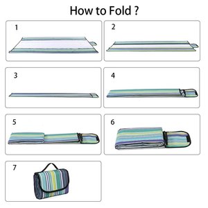 เสื่อปิกนิกกันน้ำพับได้,สำหรับปิกนิกชายหาดตั้งแคมป์และออกข้างนอก - Product Image 3