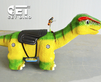 Trottinette de dinosaure télécommandée pour enfants, modèles animatroniques