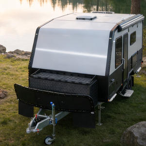 Caravana de Alta Calidad, Remolque Ligero de Aluminio Plegable, Autocaravana de Lujo de 17 pies para Todoterreno, Tienda de Campaña para Viajes, en Oferta - Product Image 1