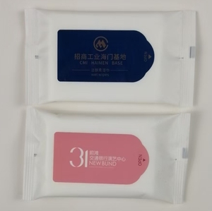 工厂定制环保湿巾5件套小订单酒店餐饮广告展览婚礼清洁湿巾 - Product Image 6