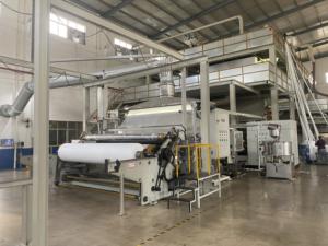 Línea de producción no tejida soplada en fusión Spunbond de alta calidad para tela de pañales, ropa de cama médica, trajes de PPE, cubiertas de zapatos - Product Image 5