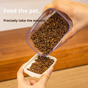Caixa de Armazenamento de Ração para Cães com Logo Personalizado ANYA, Balde de Armazenamento de Ração para Animais de Estimação Colapsável - Product Image 3
