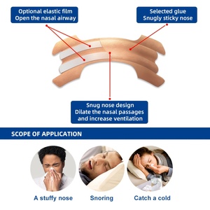 Tiras Nasais Personalizadas Fabricante de Tiras Nasais Transparentes Tiras Nasais Coloridas para Solução de Respiração e Ronco - Product Image 2