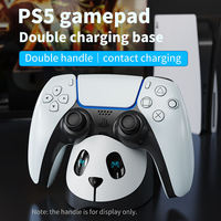 Station de charge rapide pour deux manettes PS5 AOLION AL-P5030, support en ABS noir et blanc, accessoires de jeu
