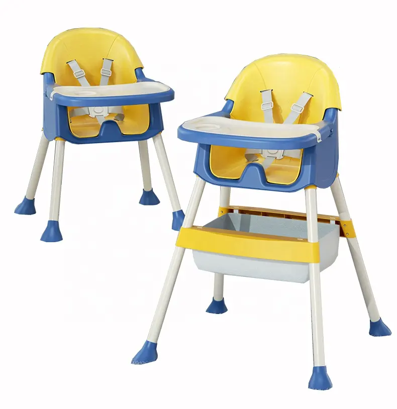 Детский стол для еды, стул, детский обеденный стол с регулируемой высотой, детский обеденный стол, высокие стулья, пластиковые складные