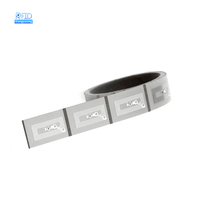 Étiquette RFID NFC transparente programmable de petite taille 20 x 10 mm ISO14443A HF, autocollant en papier / inlay humide