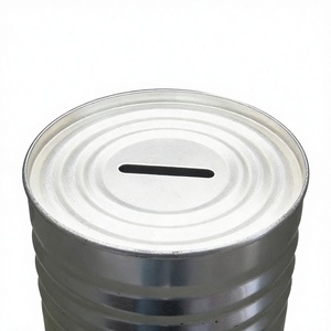 Salvadanaio a Forma di Tamburo Rotondo in Latta con Fessura per Monete per Bambini e <span class=keywords><strong>Risparmio</strong></span> Domestico - Product Image 5