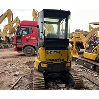Excavatrice PC30-3 utilisée de KOMATSU PC30-3 PC30 avec la cabine Excavatrice d'occasion de KOMATSU en bon état