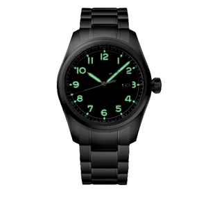 Reloj de pulsera luminoso para hombre con indicador de fecha, resistente al agua, informal, de negocios, reloj de cuarzo con correa de acero inoxidable - Product Image 5