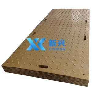 HDPE plastic anti-skid unbreakable 4ft*8ft construction GROUND PROTECTION MATS