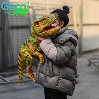 Accessoires de dinosaures Tyrannosaurus Rex, marionnette animatronique, dinosaure grandeur nature, marionnette de dinosaure bébé