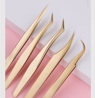 Fourniture de cils de haute qualité en gros pince à épiler d'extension de cils de greffage personnalisée