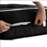 Canapé-lit pour animaux de compagnie en peluche confortable et tendance, taille XL, pour chiens et chats de grande taille, avec mousse à mémoire de forme orthopédique, antidérapant, utilisation intérieure toute saison