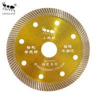 LITTLE ANT Lame de scie diamantée ultra-mince de qualité industrielle de 4 pouces (100 mm) pour la découpe de carreaux en céramique, disque de coupe pour porcelaine