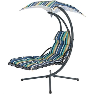 <span class=keywords><strong>Hamaca</strong></span> <span class=keywords><strong>colgante</strong></span> al aire libre Silla de oscilación rayas con dosel - Product Image 2
