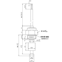 Capteur de niveau MR2460-SP-1A1B les pièces de moteur les plus vendues Capteur de niveau d'eau de refroidissement avec billes de flotteur magnétiques