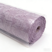 Tissus textiles jacquard 3D floraux en polyester tissé pour robe à bretelles spaghetti grande taille, vêtements, artisanat, couture