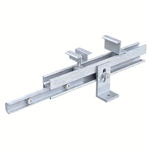 Serre-câbles réglables en aluminium anodisé SOEASY pour panneaux solaires, pour toiture - Product Image 1