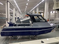 Bateau de pêche ange en aluminium, 20 pieds/6m, artisanal, facile à utiliser en famille, avec cabine