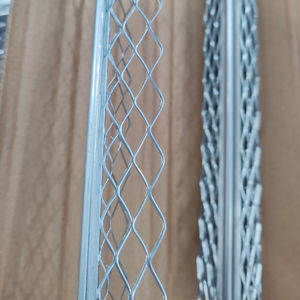 Vente en gros de perles d'angle en maille d'acier galvanisé pour protéger les murs et de perles d'angle en acier inoxydable pour les angles de rendu ratissés - Product Image 2