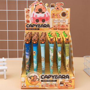 Bolígrafo de Gel de Plástico <span class=keywords><strong>Kawaii</strong></span> Personalizado de Sanrio, Me-lody y Ku-romi, 0.5 mm, Impresión UV, Escritura, Material Escolar Promocional - Product Image 6