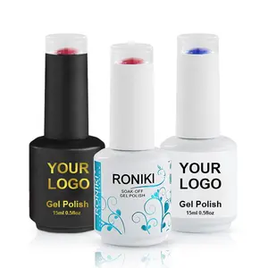 RONIKI private label oem custom wholesale color soak off organic nail uv gel polish